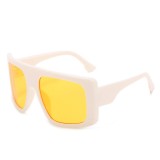 Women large frame gradient sunglasses