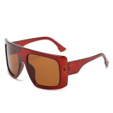 Women large frame gradient sunglasses