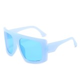 Women large frame gradient sunglasses