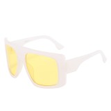 Women large frame gradient sunglasses