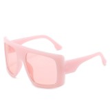 Women large frame gradient sunglasses