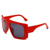 Women large frame gradient sunglasses