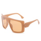 Women large frame gradient sunglasses