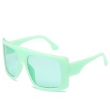 Women large frame gradient sunglasses