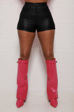 Ladies Sexy Fashion Casual Solid Color Mini Shorts