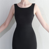 beaded satin plus chiffon wedding dinner etiquette sexy dress