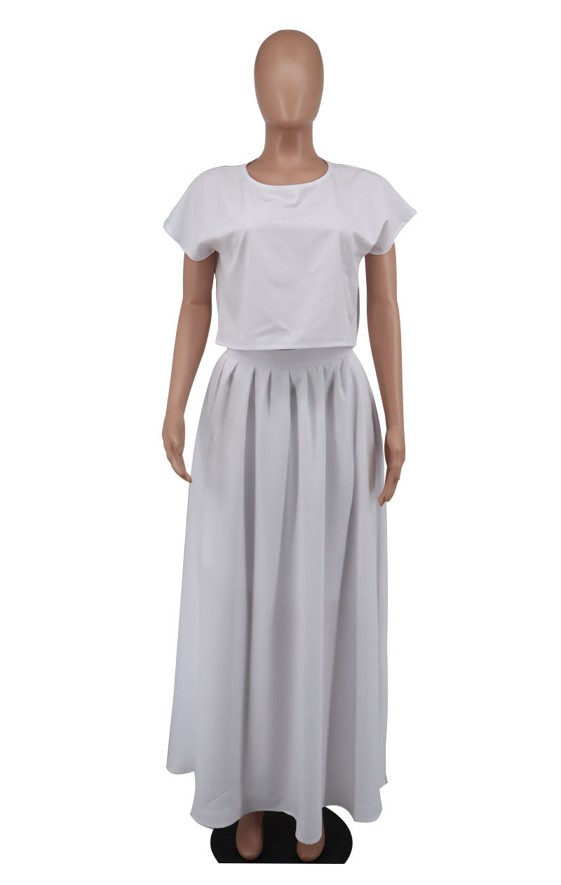 Top & Skirt Two-Piece Set for Casual Wear