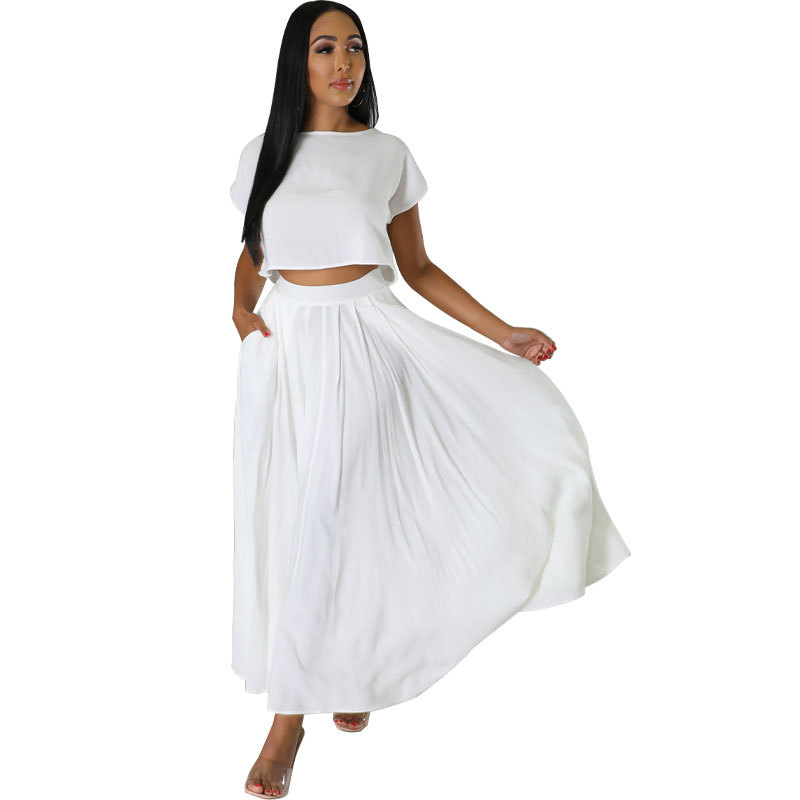 Top & Skirt Two-Piece Set for Casual Wear