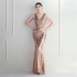 Long Sequin Oversized Plus Size Formal Party Evening Dress