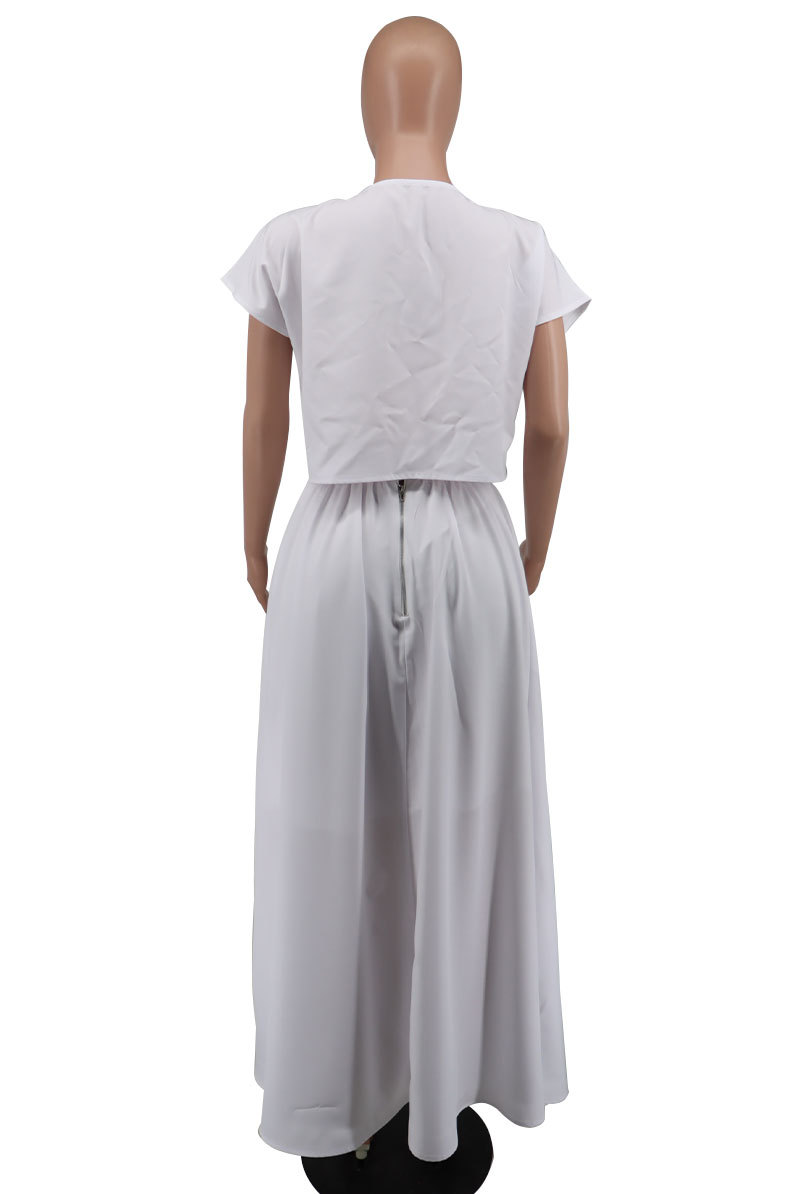 Top & Skirt Two-Piece Set for Casual Wear