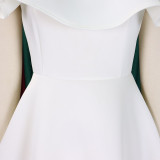 Women's Summer Fashion Chic Ruffle Formal Party Gown Dress
