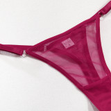 Comfortable mesh breathable sexy teddy lingerie