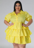 Plus Size Women Casual Loose Dress