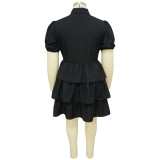 Plus Size Women Casual Loose Dress