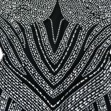 Women's Fashion Solid Color Mesh Beaded Long Sleeve Dress
