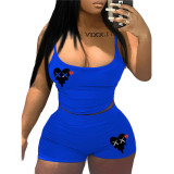 Plus Size Casual Sexy Tight Fitting Suspenders Set