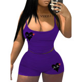 Plus Size Casual Sexy Tight Fitting Suspenders Set