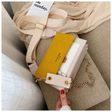 Women's Chain Shoulder Bag Summer Crossbody Contrast Color Square Bag