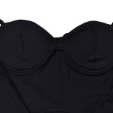 Women's Fashion Mesh Beaded Sleeveless Slip Dress（customized,MOQ 6pcs/size/color,process time 7-10 days）