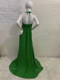 Women Sleeveless Maternity Long Tail Dress