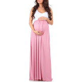 Women Sexy Loose Sleeveless Maternity Dress