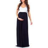 Women Sexy Loose Sleeveless Maternity Dress