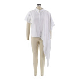 Women's Irregular Shirts Fashion Loose Blouse