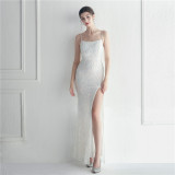 Sequins Sexy Strap Nightclub Dress Formal Party Evening Dress