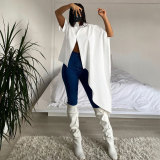 Women's Irregular Shirts Fashion Loose Blouse