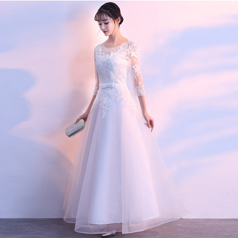 Evening dress female Formal Party slim fit bridesmaid dress(Processing time need 3-6 days)