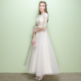Evening dress female Formal Party slim fit bridesmaid dress（Processing time need 3-6 days）