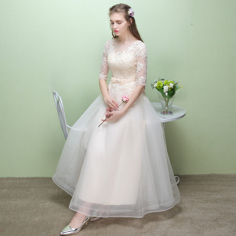 Evening dress female Formal Party slim fit bridesmaid dress(Processing time need 3-6 days)