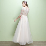 Evening dress female Formal Party slim fit bridesmaid dress（Processing time need 3-6 days）