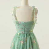 Women Sling Party Summer Fresh Lace-Up Holidays Dress