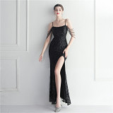 sequins plus Plus Size Formal Party Evening Dress