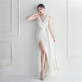 Boutique sequin dress dinner performance long evening dress