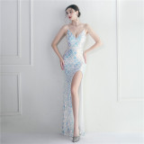 sequins plus Plus Size Formal Party Evening Dress