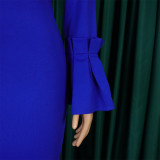 Plus Size Women African Bodycon Dress