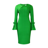 Plus Size Women African Bodycon Dress
