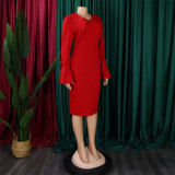 Plus Size Women African Bodycon Dress