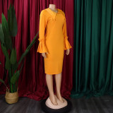 Plus Size Women African Bodycon Dress