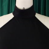 Women Sleeveless Irregular Top and Wide-leg Pants Two-Piece Set