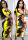 Summer Women Print Tie Dye Long Dress