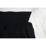 Women See-Through Solidchiffon Long Shirt and Shorts Two-Piece Set