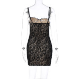 Women Summer Sexy Fit Backless Bodycon Strap Dress