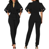 Sexy fashion tie-waist women's Jumpsuit