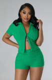 Women's Fashion Suit Summer Ladies Casual Two-Piece Set