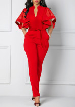 Sexy fashion tie-waist women's Jumpsuit Sexy fashion tie-waist women's Jumpsuit