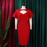 Chic Bodycon Professional Pencil Dress