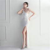 sequins plus Plus Size Formal Party Evening Dress